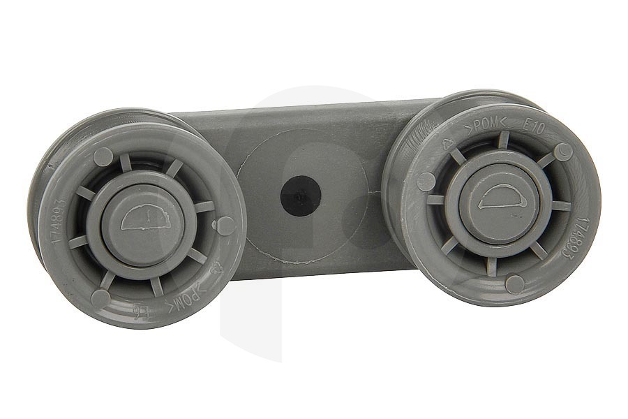 Essentiel b Lavavajillas Beko rueda (ruedas) de la guía de la cesta superior lavavajillas 1752600400 apto para entre otros DSN1320X, DSFN6530, GIN9220E