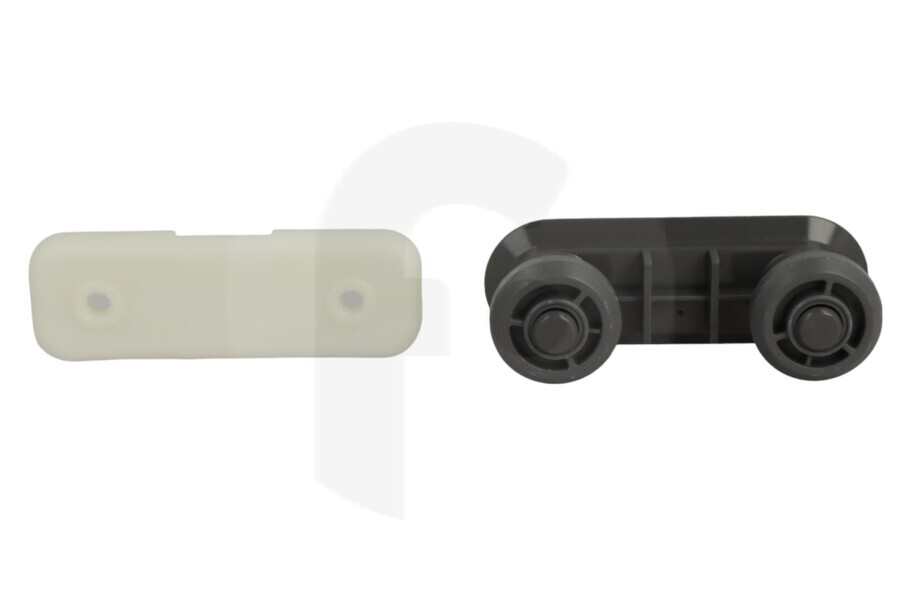 Indesit Lavavajillas Rueda de guía de la cesta (soporte de riel) de la cesta superior (rejilla superior) para Indesit y otros lavavajillas 627134, C00627134 apto para entre otros DIS16, DFG2631MEU, ADP422IX
