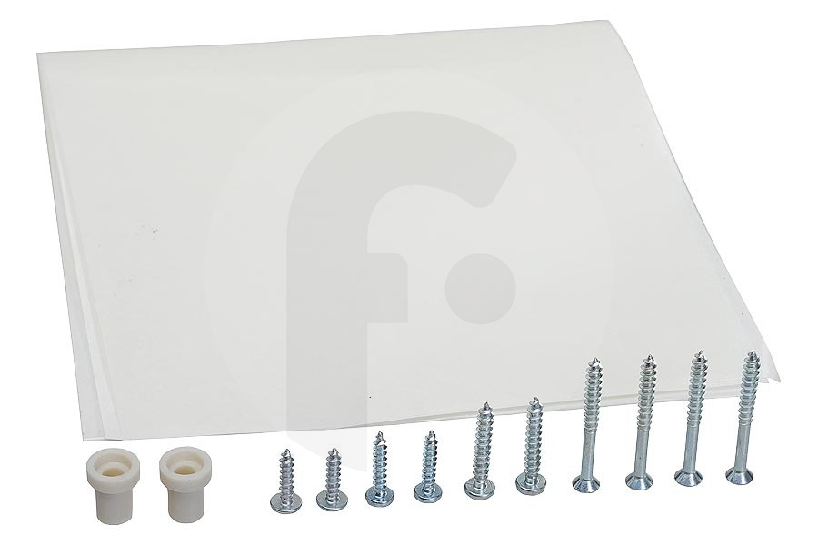 Whirlpool Lavavajillas Kit de montaje (set para empotrar, juego de instalación) para Indesit y otros lavavajillas 543155, C00543155 apto para entre otros BCIC3C26E, ACIC3C24, DIFP28T9AEU