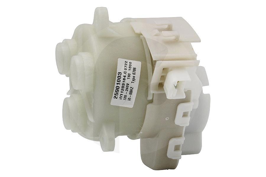 KitchenAid Lavastoviglie Distributore d'acqua (valvola di non ritorno, valvola a tre vie) del braccio irroratore per Indesit e altri lavastoviglie 525113, C00525113