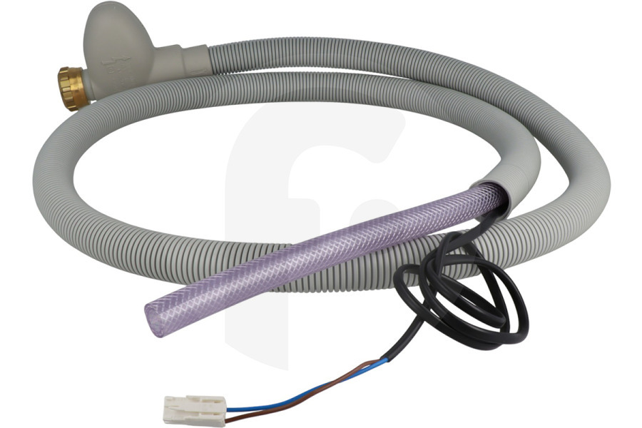 Alternative Geschirrspüler Zulaufschlauch (Zufuhrschlauch) inkl. Wasserstopp (Aquastop) für u.a. Whirlpool Geschirrspüler 481253029403