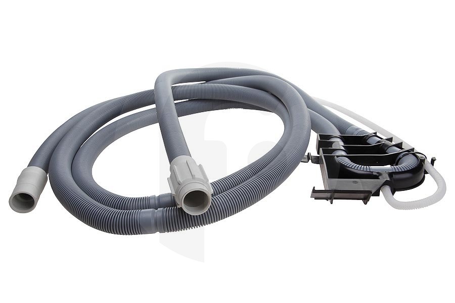 KitchenAid Lavavajillas Manguera de desagüe (desagüe 3,75mtr completa + válvula) lavavajillas 481010441234 apto para entre otros GSU5533SW, KDFX6050, ADG8798, ADG7566