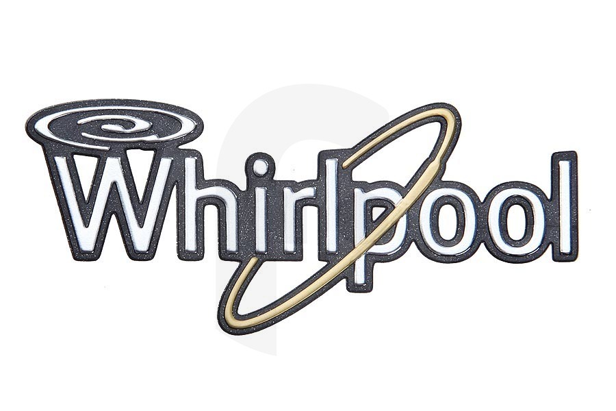 Ikea C00312872 Lavavajillas Adhesivo (logotipo Whirlpool) para lavavajillas 481010465600 apto para entre otros varios refrigeradores y congeladores Whirlpool