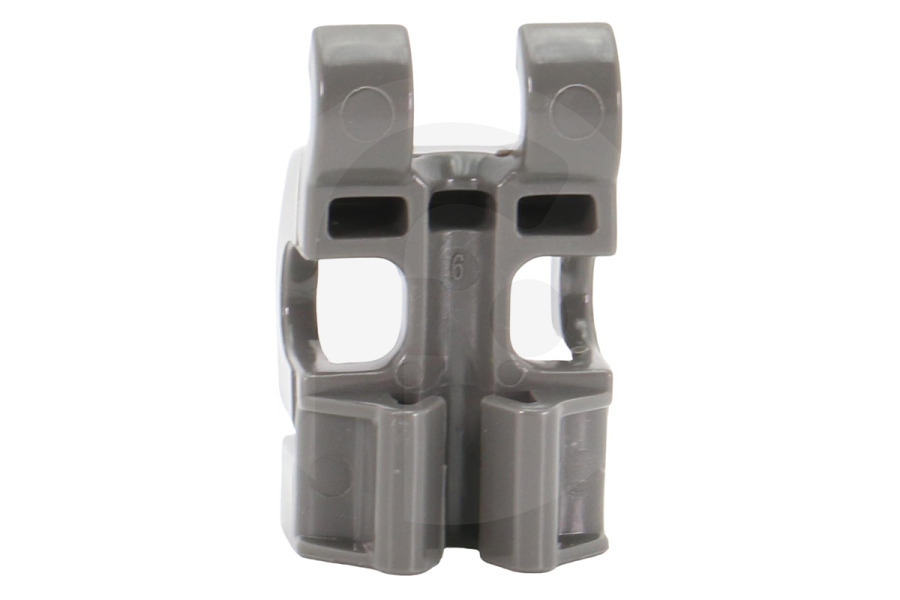 Whirlpool Lavastoviglie Supporto (morsetto) per inserto portapiatti cestello superiore 20x16x31mm per Whirlpool e altri lavastoviglie 481010453550