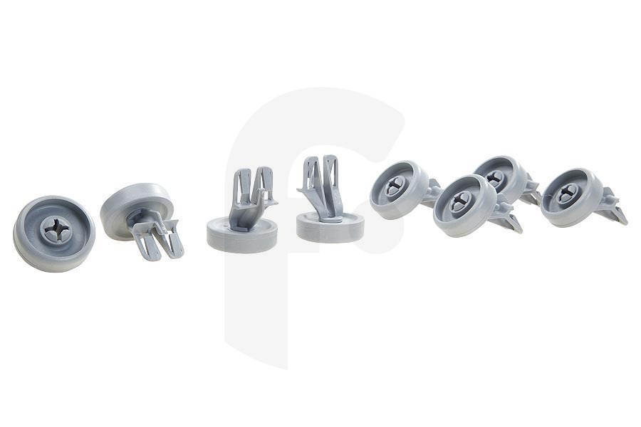 Whirlpool Lavavajillas Ruedas Lavavajillas entre otros Bauknecht, Whirlpool Cesta inferior 8 Piezas 481252888112 apto para entre otros 904-937-949 ADP-GSI 4048