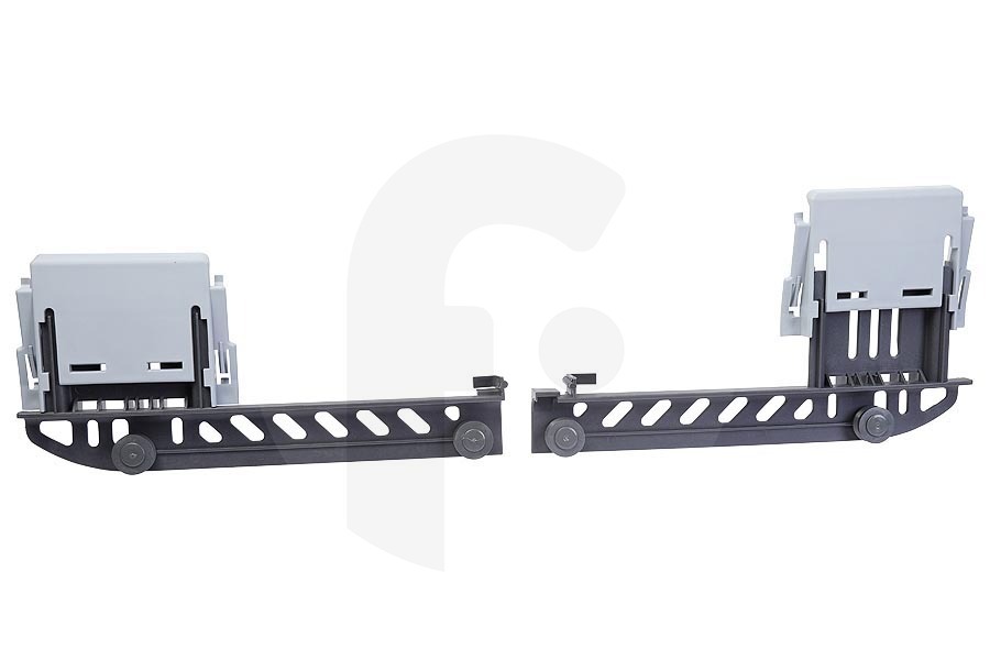 Ikea Lavavajillas Guía (riel) de la cesta superior (rejilla superior) 2 piezas para Whirlpool y otros lavavajillas 481010602675 apto para entre otros ADP100WH, ADG8000AIX, GSX81414A
