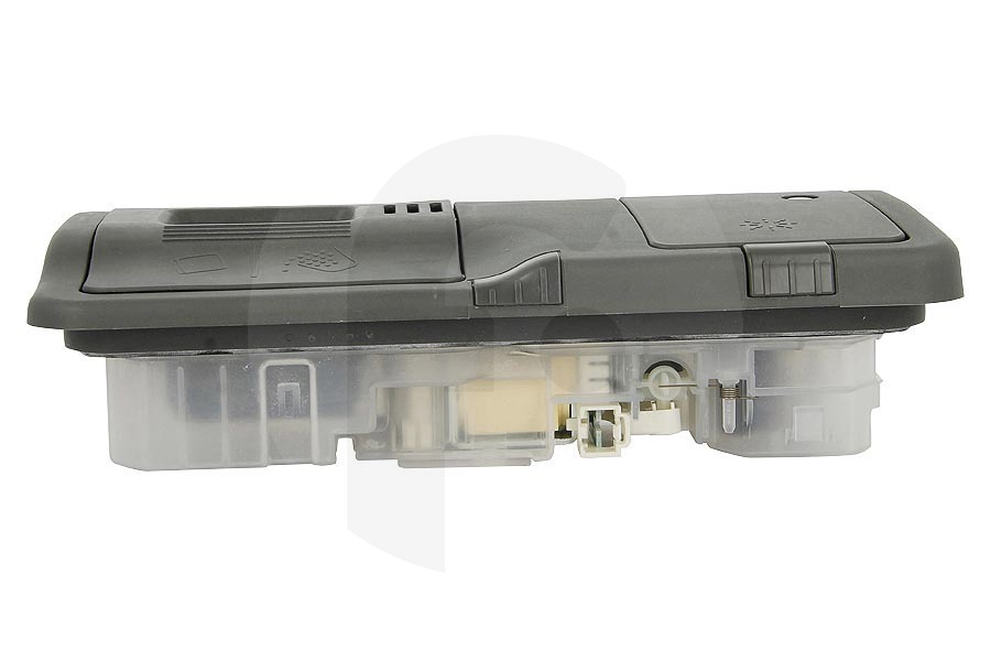 Whirlpool Lavastoviglie Vaschetta detersivo (unità detersivo) completa incl. brillantante per Whirlpool e altri lavastoviglie 481010602585