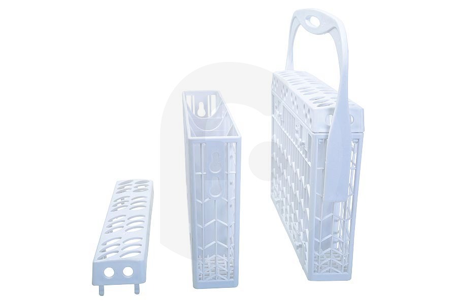 Whirlpool Lavastoviglie Cestello portaposate (vassoio portaposate) incl. coperchio per Whirlpool e altri lavastoviglie 480140101545