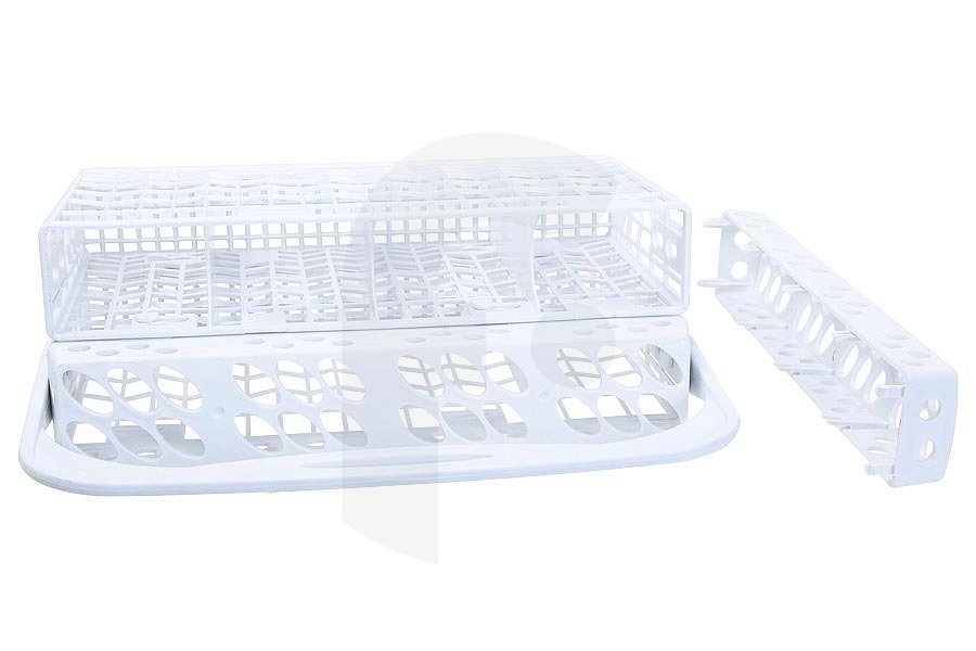 Whirlpool Lavastoviglie Cestello portaposate (vassoio portaposate) incl. coperchio per Whirlpool e altri lavastoviglie 480140101545