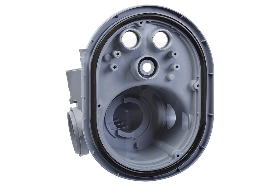 Whirlpool Lavastoviglie Corpo pompa (alloggiamento del filtro, collettore dell'acqua) incl. guarnizione per Whirlpool e altri lavastoviglie 297922, C00297922