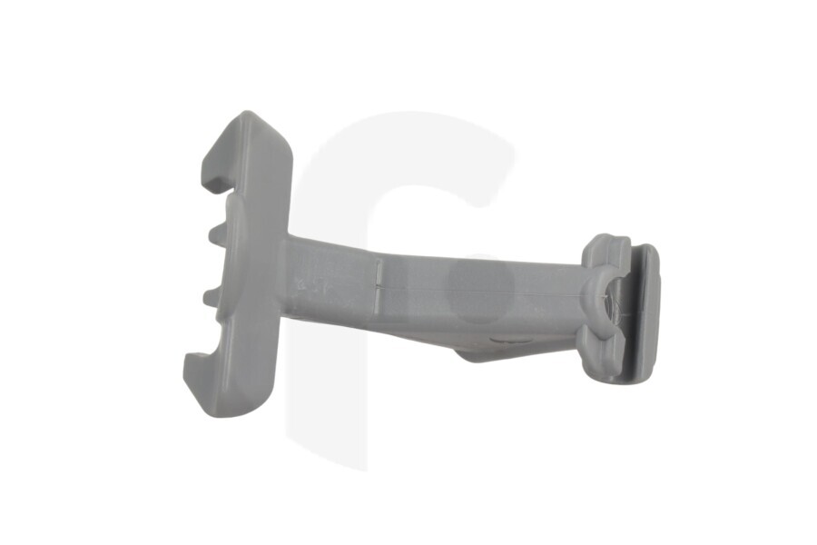 Atag Lavavajillas Abrazadera de fijación del portaplatos en la cesta inferior (rejilla inferior) para Pelgrim y otros lavavajillas 555551 apto para entre otros GVW792ONY, VA98211QT, V1101RVS