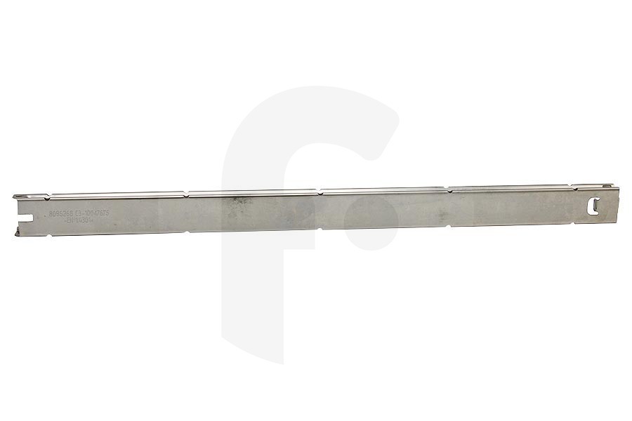 Pelgrim Lavavajillas Guía (riel) para cesta superior (rejilla superior) derecha para Pelgrim y otros lavavajillas 700308 apto para entre otros VA6811NT, GVW782ONY, GVW796ONY