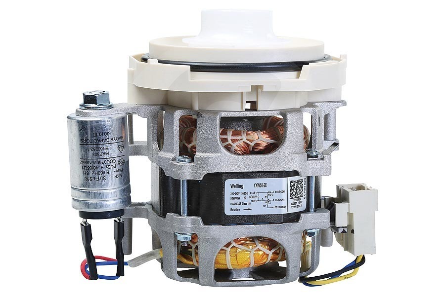 Pelgrim Lavavajillas Bomba de circulación (bomba de calor) para Pelgrim y otros lavavajillas 556161 apto para entre otros GVW487ONYP01, VW544ZTE01, GVW431RVSP01