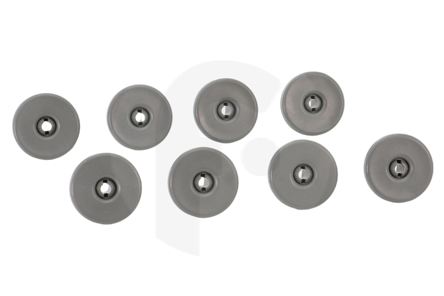 Electrolux Lavavajillas Ruedas Cesta inferior 8 Piezas para Zanussi y otros Lavavajillas 50286965004 apto para entre otros ZDF311, FDF322, ESF64011