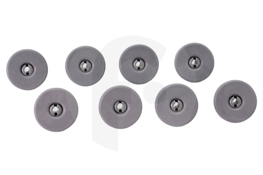 Electrolux Lavavajillas Fiyo Ruedas Lavavajillas entre otros Aeg, Electrolux, Zanussi Cesta inferior 8 Piezas 50286965004 apto para entre otros ZDF311, FDF322, ESF64011, ZDT111