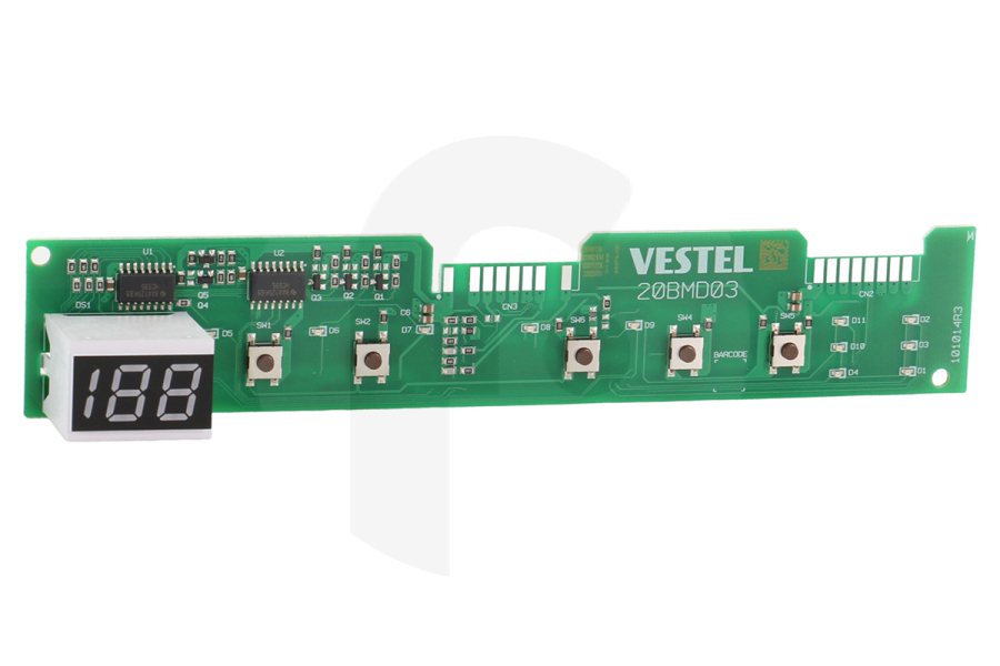Inventum Lavastoviglie Display per circuito stampato Inventum 30401000277 Lavastoviglie adatto a tra cui IVW6008A/03, IVW6015A/01
