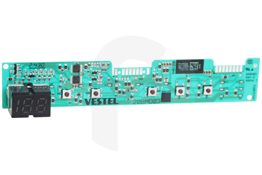 Inventum Vaatwasser Inventum Printplaat Display 30401000277 Vaatwasser geschikt voor o.a. IVW6008A/03, IVW6015A/01