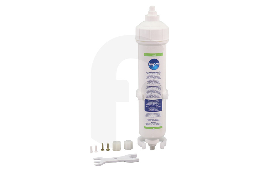WPRO Frigorífico Filtro de agua WPRO EFK001 WPRO Eco Friendly C00852782 Refrigerador apto para entre otros Capacidad máxima 5000 litros, máximo 6 meses