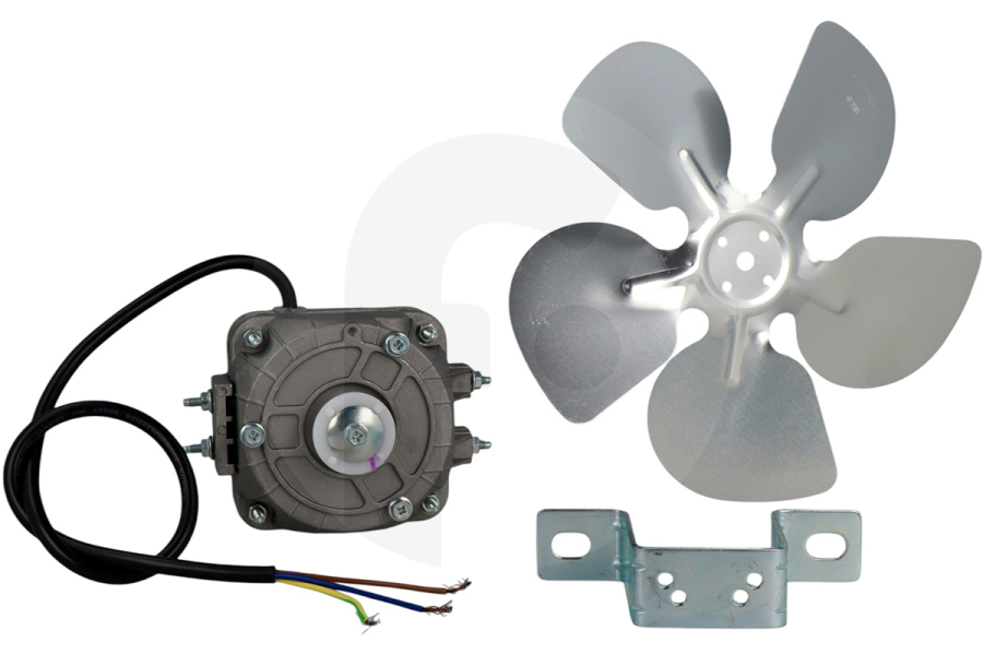 Universeel Frigorífico Motor del ventilador universal 1300 rpm incl. aspa del ventilador frigorífico, congelador 080013RFS apto para entre otros varios mod, gire a la derecha.