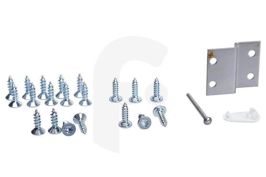 AEG Frigorifero Set di fissaggio porta su porta per AEG, Electrolux e altri frigorifero, congelatore 4386130100