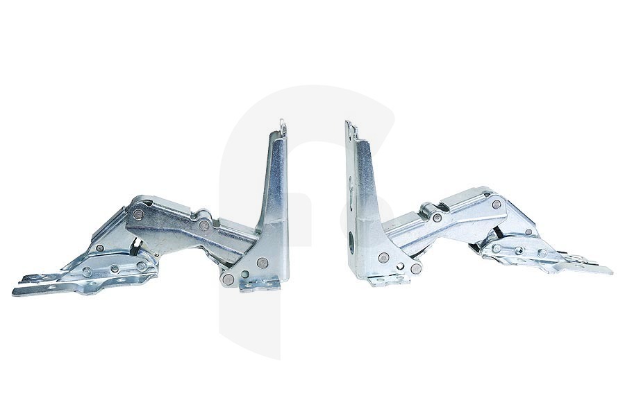 Pelgrim Frigorífico Bisagras (bisagras para puerta) juego para puerta de frigorífico para AEG, Electrolux y otros frigorífico 4055504197 apto para entre otros SK91800, AG91850