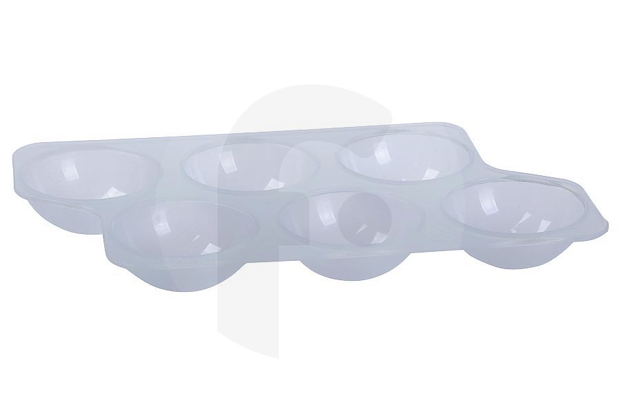 Juno Frigorífico Huevera de 6 compartimentos transparente para AEG, Electrolux y otros frigorífico y congelador combinado 2231019072 apto para entre otros ER2120S, SKD61200S1, SKS91240C1