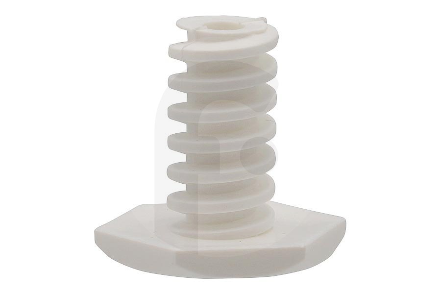 Miostar 506981, C00506981 Frigorífico Pata de Nivelación (blanca, 17.7x40) frigorífico C00053419, 53419