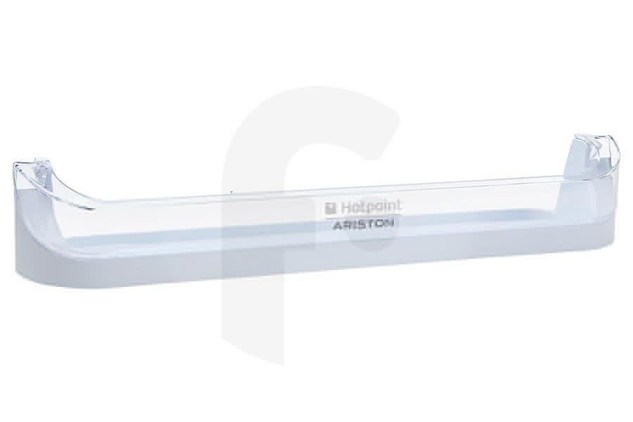 Hotpoint-ariston 283254, C00283254 Frigorífico Estante puerta Frigorífico para Ariston, Indesit, Hotpoint entre otros Intermedio 442 x 105 x 75 mm Transparente / Blanco C00283254, 283254 apto para entre otros BO1620, BCB311, BCB312