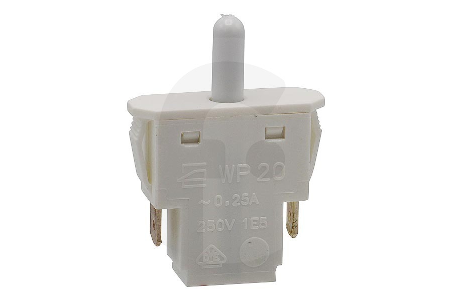 Indesit 75585, C00075585 Frigorífico Interruptor (para iluminación interior encendido/apagado) frigorífico C00075585, 75585 apto para entre otros CA133NL, CA138NL, BAN13