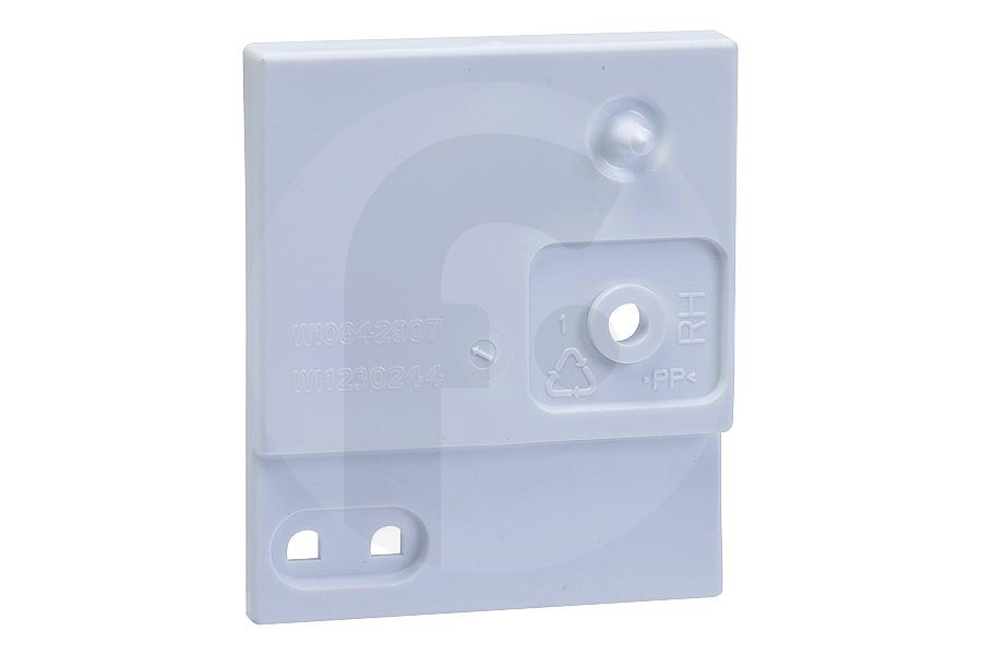 Ikea Frigorífico Pata (pie) blanca derecha para Bauknecht y otros frigorífico y congelador combinado 481010642997 apto para entre otros KRIE2125A, ART6550ASF, KVIC3470A