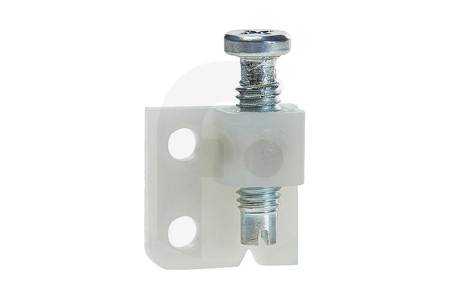 Atag Frigorífico Leva de ajuste (soporte) para puerta de cocina, izquierda 19x20x6mm Frigorífico / Congelador 481252838056 apto para entre otros ARG914, KVI2882, KGI3100
