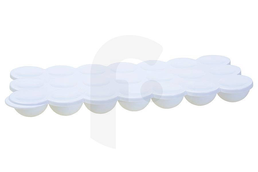 Siemens Congelador Molde cubitera incl. tapa para Bosch, Siemens y otros frigorífico, congelador 11008387 apto para entre otros KG33VVI31, KGN39EI45, KDV33VW32