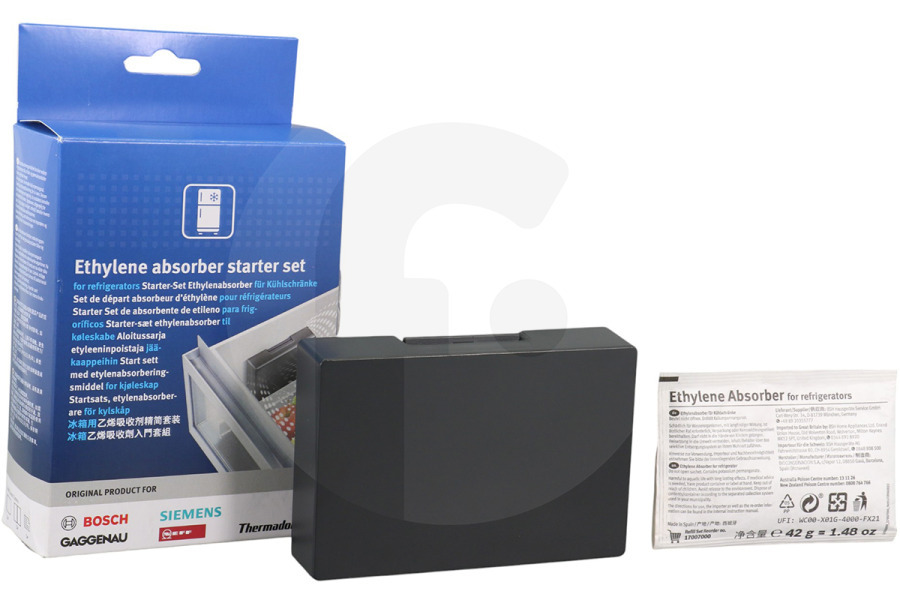 Siemens Bosch Frigorífico Filtro para refrigerador 17006999 apto para entre otros Cajones para verduras con control de humedad.