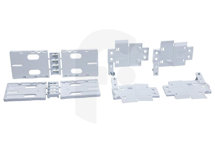 Bosch Frigorifero Set di fissaggio per fissaggio porta su porta per Bosch, Siemens e altri frigo e congelatore combinato 750266, 00750266
