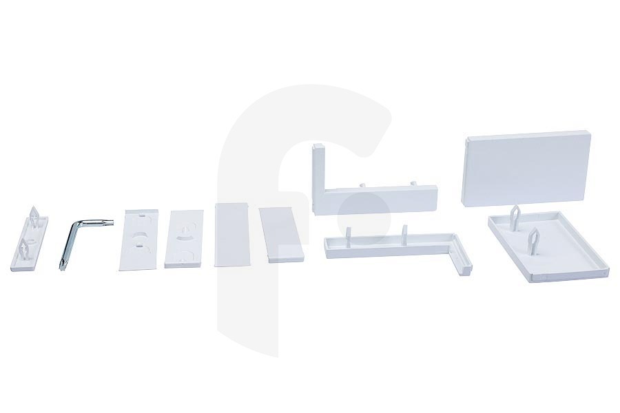Bosch Frigorifero Set di fissaggio per fissaggio porta su porta per Bosch, Siemens e altri frigo e congelatore combinato 750266, 00750266