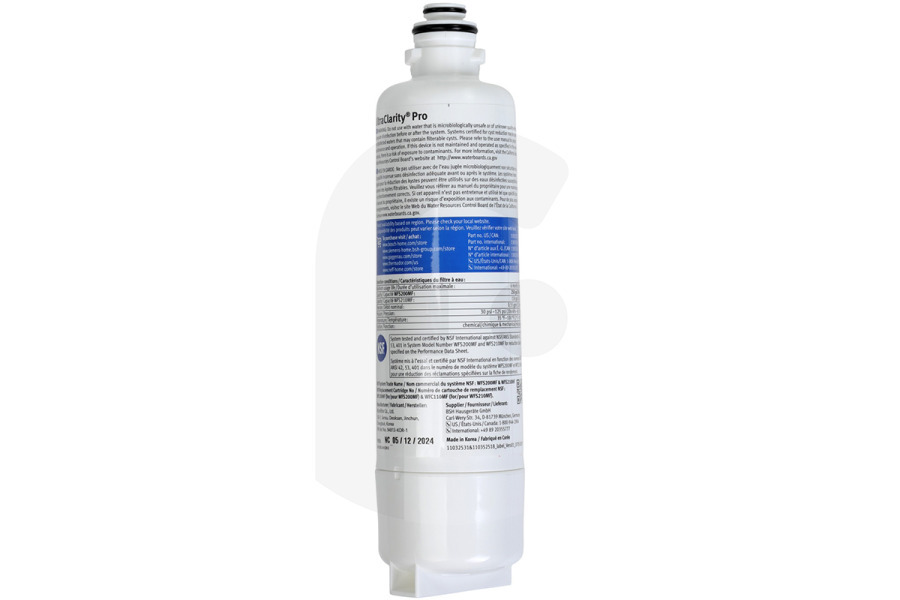 Bosch Frigorífico UltraClarity Pro filtro de agua para Bosch, Siemens y otros frigorífico americano 11032518