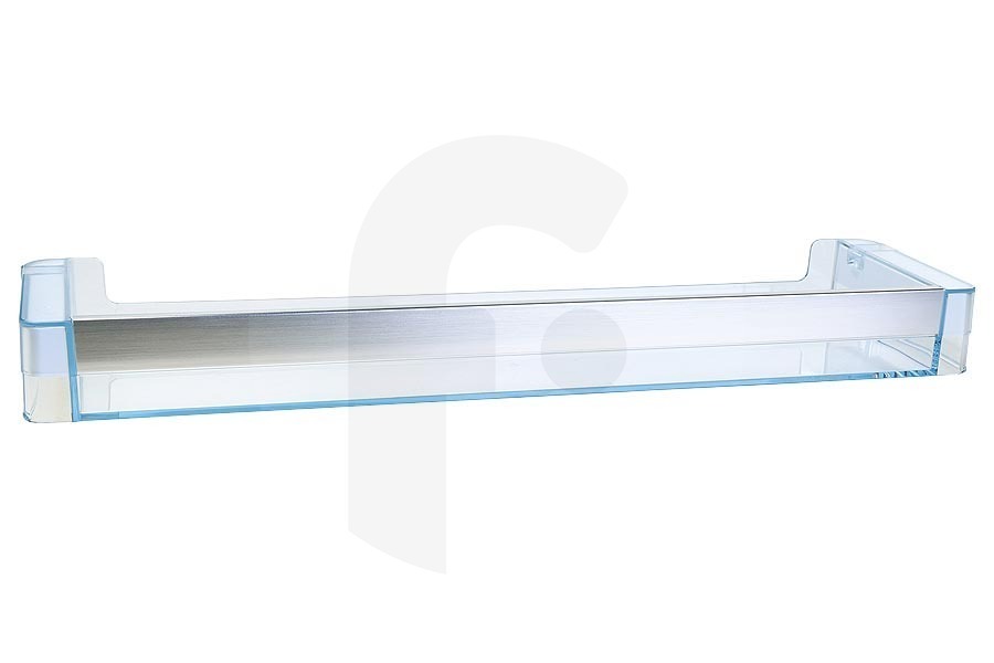 Siemens 743290, 00743290 Frigorífico Estante puerta Frigorífico para entre otros Bosch, Siemens Intermedio 410 x 105 x 40 mm Transparente / Plata 00743290 apto para entre otros KI42LAF, KIN85AD