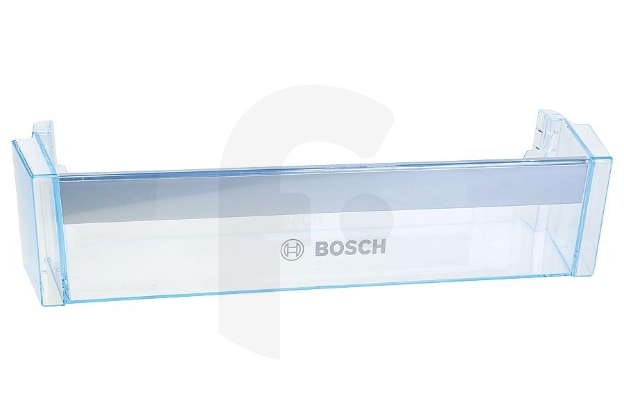 Bosch Frigorífico Estante puerta Frigorífico para entre otros Bosch, Siemens Intermedio 437 x 117 x 95 mm Transparente / Plata 11005384 apto para entre otros KIV77VF30, KIV86VS30G, KIL22VF30