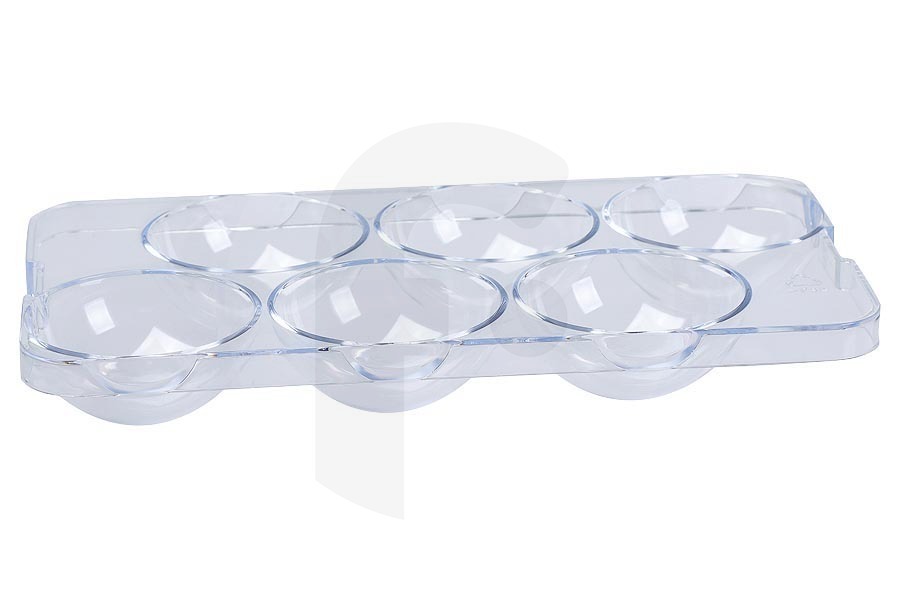 Constructa Frigorífico Huevera de 6 compartimentos transparente para Bosch, Siemens y otros frigorífico y congelador combinado 649479, 00649479 apto para entre otros KG36VVW31, KIS87AD30, KI42LAD40