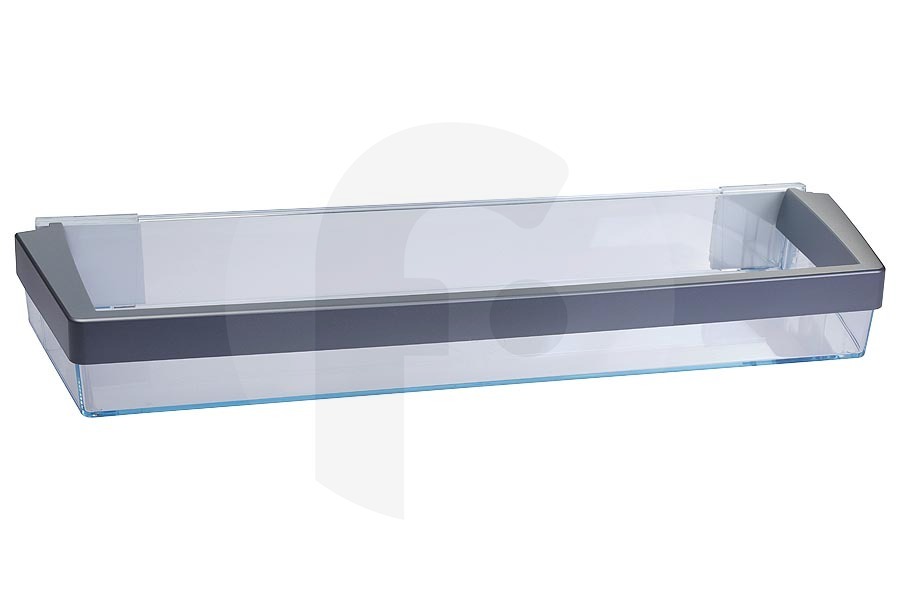 Siemens 745662, 00745662 Frigorífico Estante puerta Frigorífico para entre otros Bosch, Siemens Intermedio 430 x 130 x 50 mm Transparente / Gris apto para entre otros KIF39P60, KIN28P60, KIF42P60