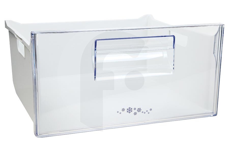 Zoppas Frigorífico Cajón del congelador, central y superior, blanco/transparente 405x442x223mm Frigorífico / Congelador 4055954376 apto para entre otros ZRB329W, ZRB629W