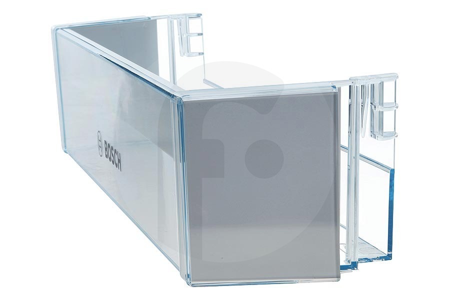 Bosch Frigorifero Portabottiglie Frigorifero adatto per Bosch, Siemens Inferiore 438 x 115 x 100 mm Trasparente / Argento 743239, 00743239