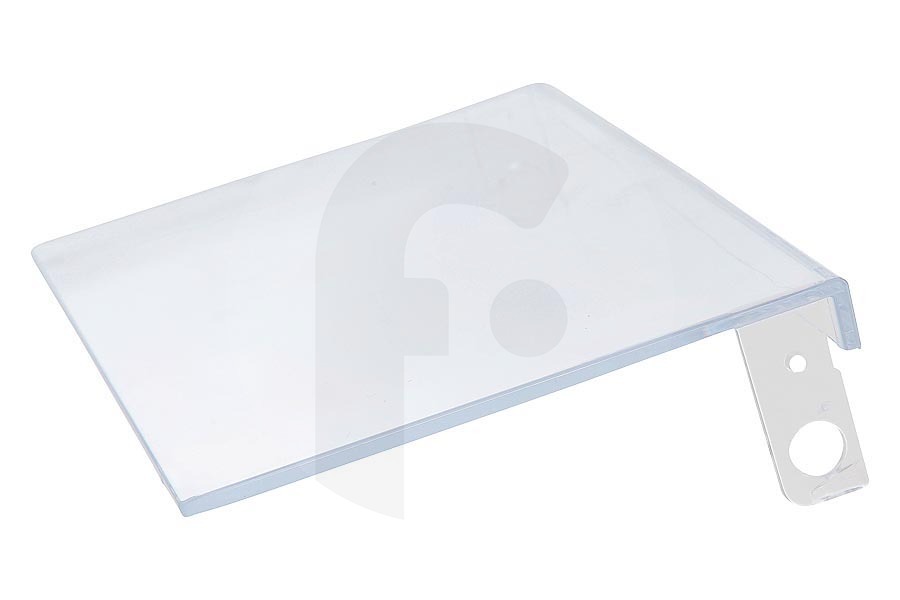 Bosch Frigorifero Coperchio della Ripiano per Burro Frigorifero adatto per Siemens, Neff 192 x 101 x 29 mm Sinistra Transparente 00498930