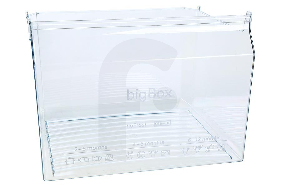 Bosch 11016179 Frigorífico Cajón de congelador para refrigerador 00740844 apto para entre otros KI39FP60CN01, KI39FP60RU07