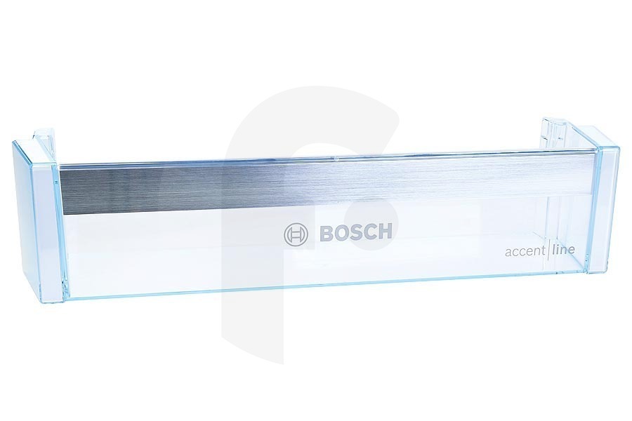 Bosch 748045, 00748045 Frigorífico Botellero (Estante botellas) Frigorífico para entre otros Bosch, Siemens Inferior 438 x 117 x 98 mm Transparente / Plata 00748045 apto para entre otros KIL42SD3005, BKIR41SD30