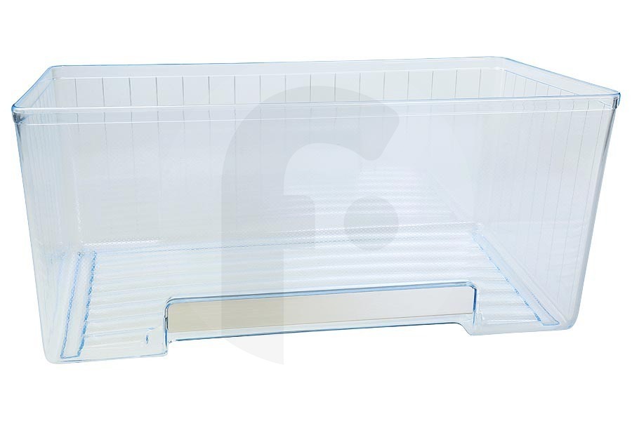 Junker Frigorífico Cajón para verduras (bandeja) 453x250x218mm para Bosch, Siemens y otros frigorífico 449023, 00449023 apto para entre otros KID26V00FF01, KID28V20FF05