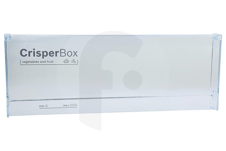 Bosch Frigorífico Frente (panel frontal) del cajón de verduras CrisperBox Frigorífico 11002537 apto para entre otros KGV39VL3304, KGV36VL3203