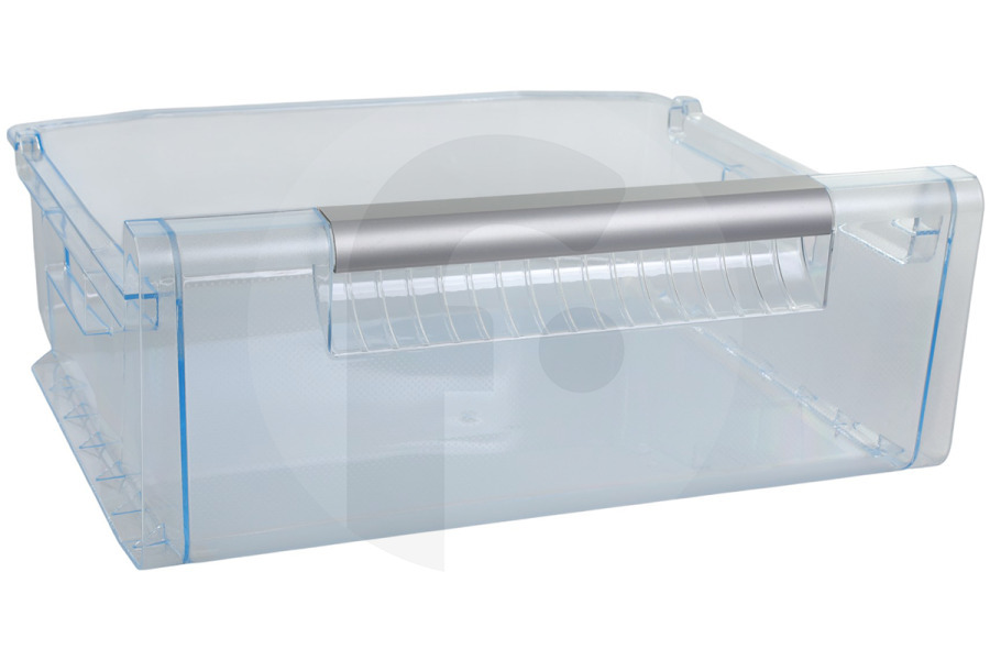 Solitaire Frigorifero Cassetto congelatore (contenitore) trasparente per Bosch, Siemens e altri frigo e congelatore combinato 448572, 00448572 adatto a tra cui KIS38A41IE01, KIS38A51RU02