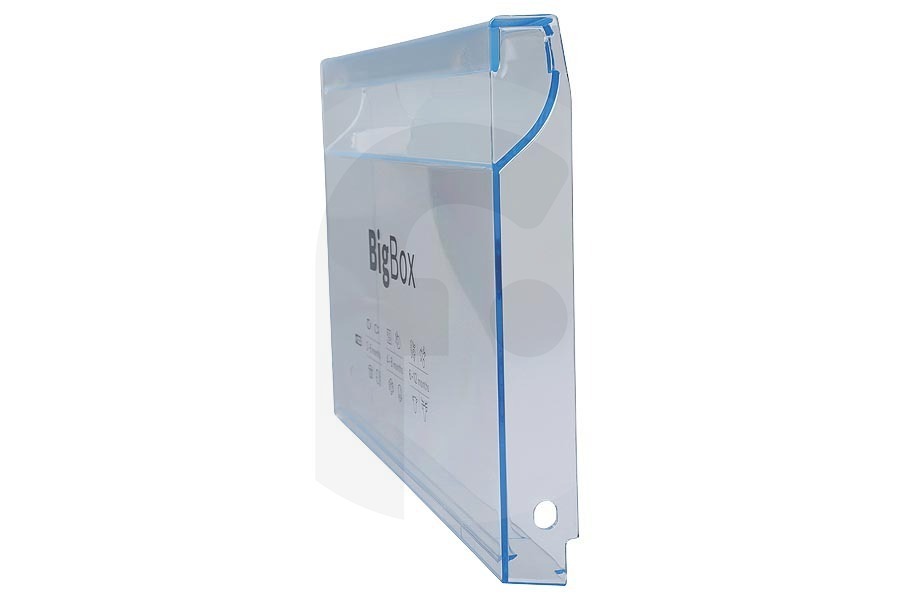 Bosch Gefrierschrank Schubladenblende für Gefrierschublade transparent für u.a. Bosch, Siemens Kühl-/Gefrierkombination 704747, 00704747