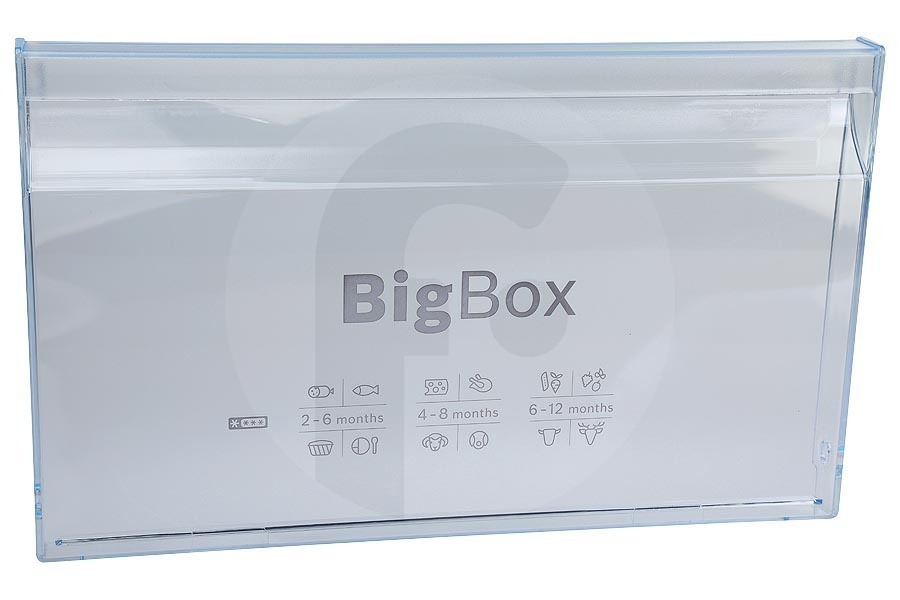 Siemens Congelatore Pannello frontale del cassetto congelatore trasparente per Bosch, Siemens e altri frigo e congelatore combinato 704747, 00704747 adatto a tra cui KGV36EI3106, KGV36GL3002